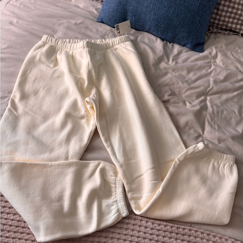 SET Active Cream joggers